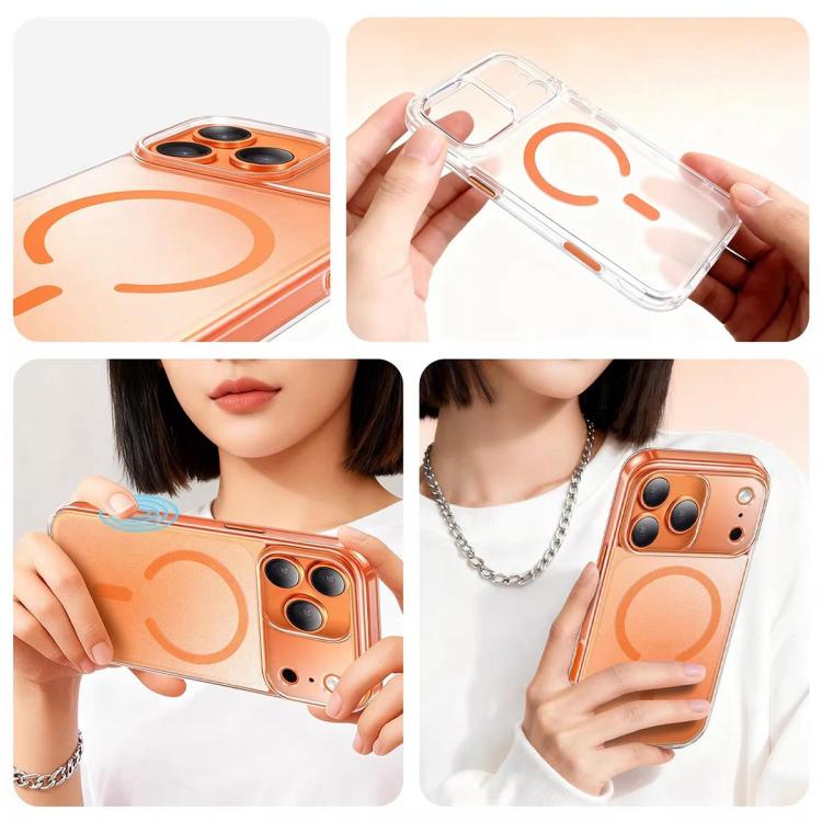 磨砂 PC 混合 TPU 磁吸手機殼，帶 AI 感應鍵，適用於 iPhone 17 Pro Max、iPhone 17 Pro、iPhone 17、iPhone Air、iPhone 16 Pro Max、iPhone 16 Pro、iPhone 16