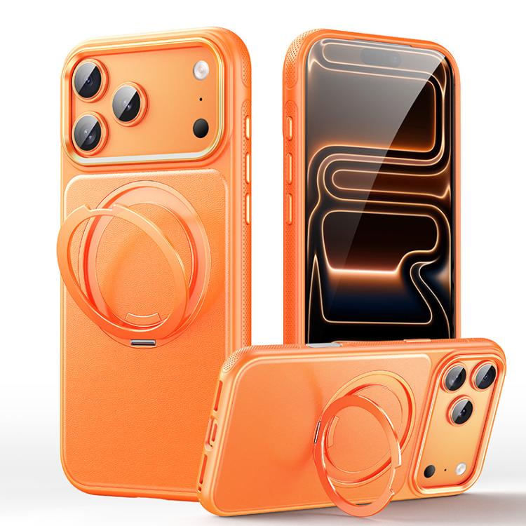 皮革紋理 360 度旋轉磁吸支架手機殼，適用於 iPhone 17 Pro Max、iPhone 17 Pro、iPhone 17、iPhone Air、iPhone 16 Pro Max、iPhone 16 Pro、iPhone 16 Plus、iPhone 16