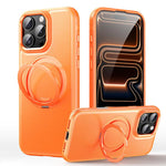 皮革紋理 360 度旋轉磁吸支架手機殼，適用於 iPhone 17 Pro Max、iPhone 17 Pro、iPhone 17、iPhone Air、iPhone 16 Pro Max、iPhone 16 Pro、iPhone 16 Plus、iPhone 16
