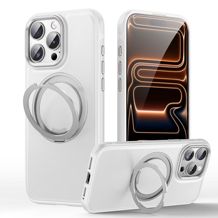 皮革紋理 360 度旋轉磁吸支架手機殼，適用於 iPhone 17 Pro Max、iPhone 17 Pro、iPhone 17、iPhone Air、iPhone 16 Pro Max、iPhone 16 Pro、iPhone 16 Plus、iPhone 16