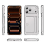 XDcase 透明 TPU 卡槽精準孔位手機殼，適用於 iPhone 17 Pro Max、iPhone 17 Pro、iPhone 17、iPhone Air