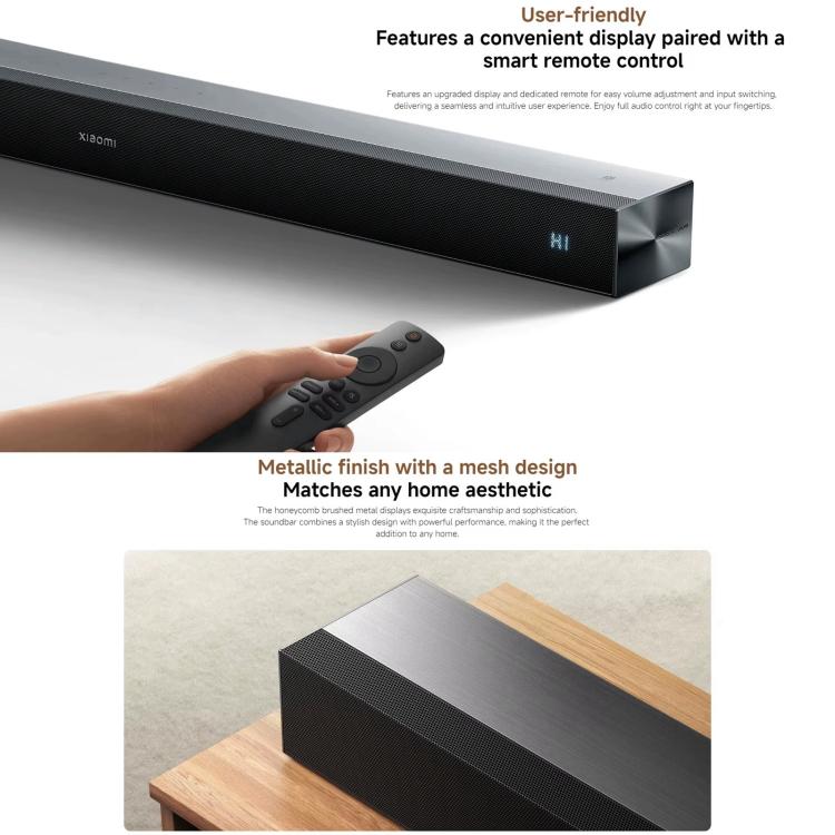 Original Xiaomi Soundbar 2.0 for TV and PC Support NFC Connection, US Plug