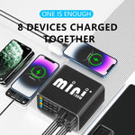 MaAnt Dianba Mini 75W 多功能 8埠 PD 充電器，支援 PD 快充，MaAnt Dianba Mini EU 插頭