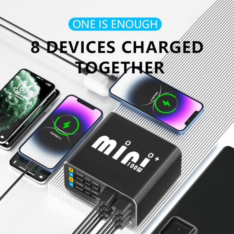 MaAnt Dianba Mini 75W 多功能 8埠 PD 充電器，支援 PD 快充，MaAnt Dianba Mini EU 插頭