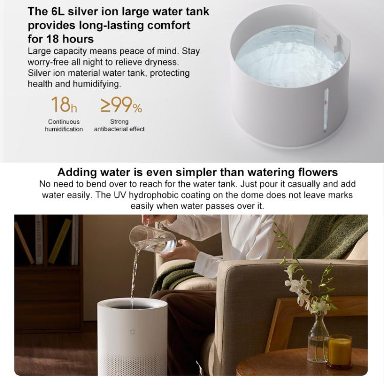 小米米家6L無霧加濕器3，6L無霧加濕器3