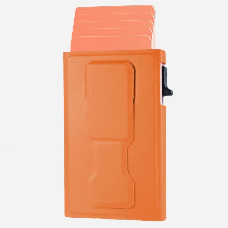 Magnetic Automatic Pop-up Mobile Phone Holder RFID Card Slots