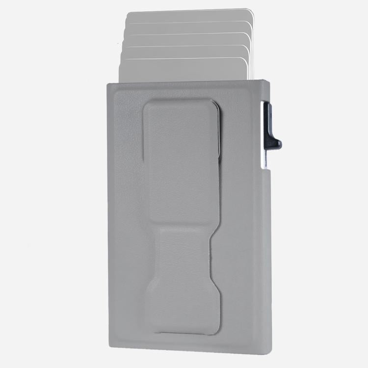 Magnetic Automatic Pop-up Mobile Phone Holder RFID Card Slots