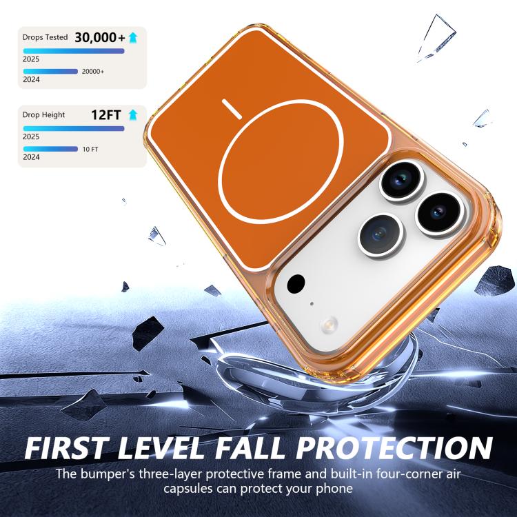 Color Shield PC 混合 TPU 磁吸手機殼，適用於 iPhone 17 Pro Max、iPhone 17 Pro