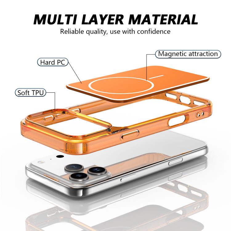 Color Shield PC 混合 TPU 磁吸手機殼，適用於 iPhone 17 Pro Max、iPhone 17 Pro