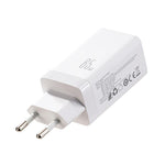 JOYROOM JR-TG10 65W GaN 雙 Type-C、USB 三埠充電器，附 Type-C to Type-C 線，歐規插頭，英規插頭