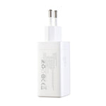 JOYROOM JR-TG10 65W GaN 雙 Type-C、USB 三埠充電器，附 Type-C to Type-C 線，歐規插頭，英規插頭
