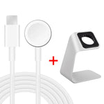 xDfind 適用於 Apple Watch 智慧手錶鋁合金充電座及 Type-C 充電器組，鋁合金+Type-C