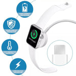xDfind 適用於 Apple Watch 智慧手錶鋁合金充電座及 Type-C 充電器組，鋁合金+Type-C