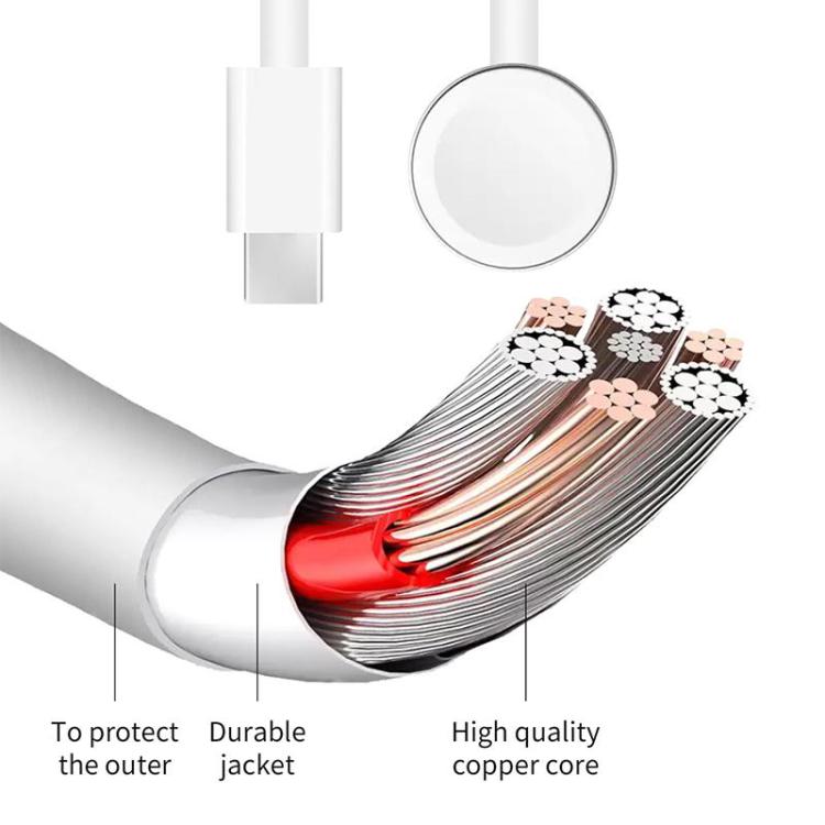 xDfind 適用於 Apple Watch 智慧手錶鋁合金充電座及 Type-C 充電器組，鋁合金+Type-C