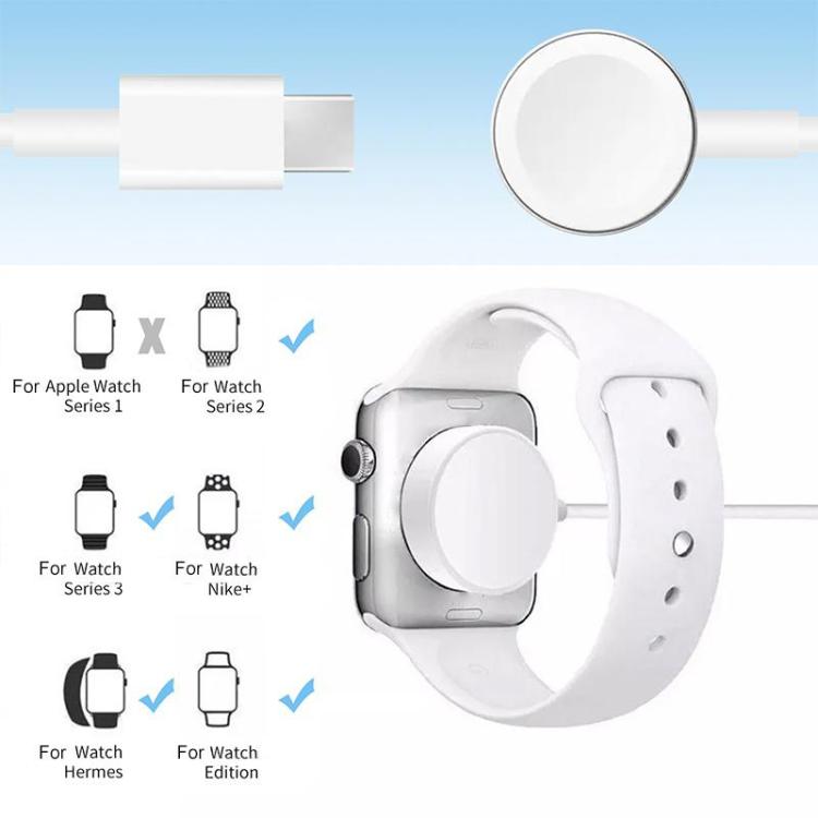 xDfind 適用於 Apple Watch 智慧手錶鋁合金充電座及 Type-C 充電器組，鋁合金+Type-C