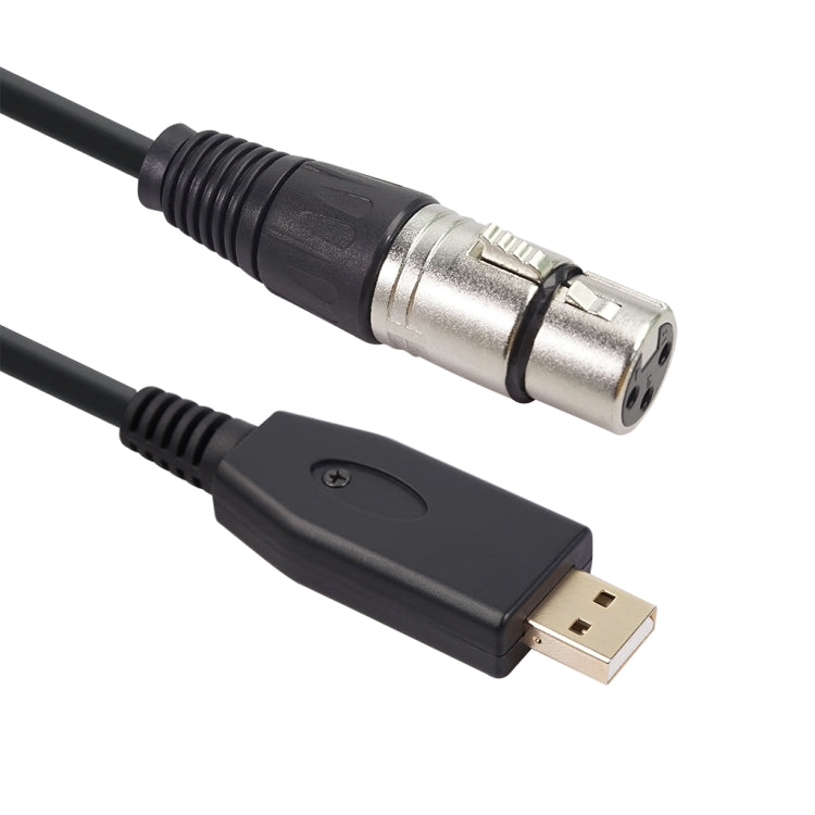 US18 USB 轉 XLR 母頭麥克風錄音線，2m，3m
