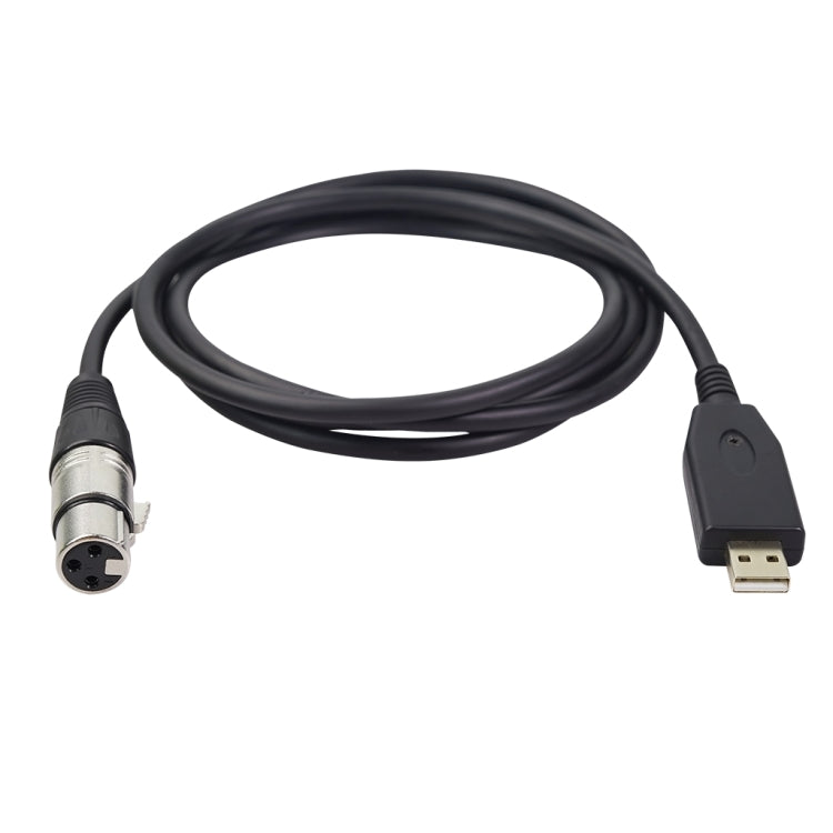 US18 USB 轉 XLR 母頭麥克風錄音線，2m，3m