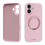 ABEEL 親膚感磁吸液態矽膠手機殼附支架，適用於 iPhone 17 Pro Max、iPhone 17 Pro、iPhone 17、iPhone 16 Pro Max、iPhone 16 Pro、iPhone 16