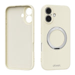 ABEEL 親膚感磁吸液態矽膠手機殼附支架，適用於 iPhone 17 Pro Max、iPhone 17 Pro、iPhone 17、iPhone 16 Pro Max、iPhone 16 Pro、iPhone 16