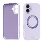 ABEEL 親膚感磁吸液態矽膠手機殼附支架，適用於 iPhone 17 Pro Max、iPhone 17 Pro、iPhone 17、iPhone 16 Pro Max、iPhone 16 Pro、iPhone 16