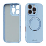 ABEEL 親膚感磁吸液態矽膠手機殼附支架，適用於 iPhone 17 Pro Max、iPhone 17 Pro、iPhone 17、iPhone 16 Pro Max、iPhone 16 Pro、iPhone 16
