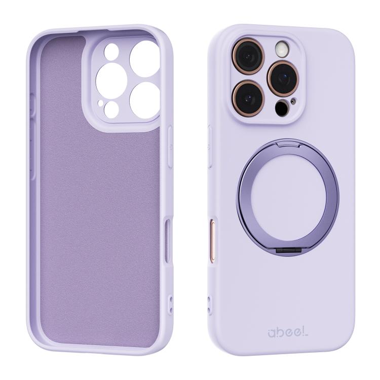 ABEEL 親膚感磁吸液態矽膠手機殼附支架，適用於 iPhone 17 Pro Max、iPhone 17 Pro、iPhone 17、iPhone 16 Pro Max、iPhone 16 Pro、iPhone 16