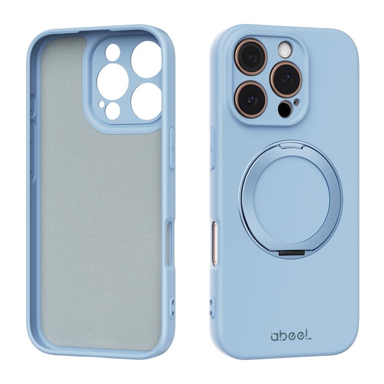 ABEEL 親膚感磁吸液態矽膠手機殼附支架，適用於 iPhone 17 Pro Max、iPhone 17 Pro、iPhone 17、iPhone 16 Pro Max、iPhone 16 Pro、iPhone 16