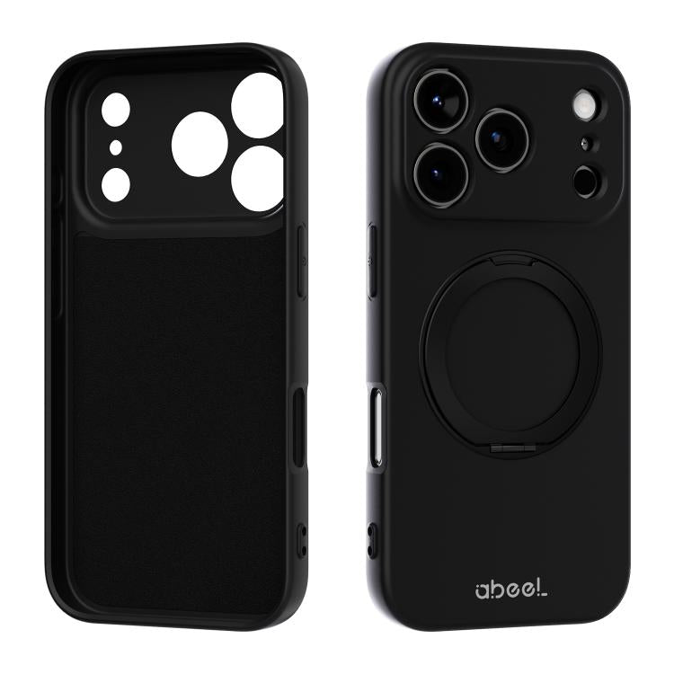 ABEEL 親膚感磁吸液態矽膠手機殼附支架，適用於 iPhone 17 Pro Max、iPhone 17 Pro、iPhone 17、iPhone 16 Pro Max、iPhone 16 Pro、iPhone 16