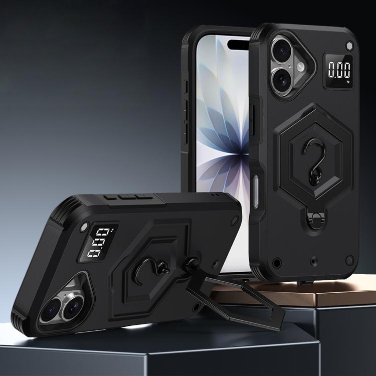 六角盔甲磁吸支架稱重手機殼，適用於 iPhone 16、iPhone 15 Pro Max、iPhone 15 Pro、iPhone 15 Plus、iPhone 15、iPhone 14 Plus