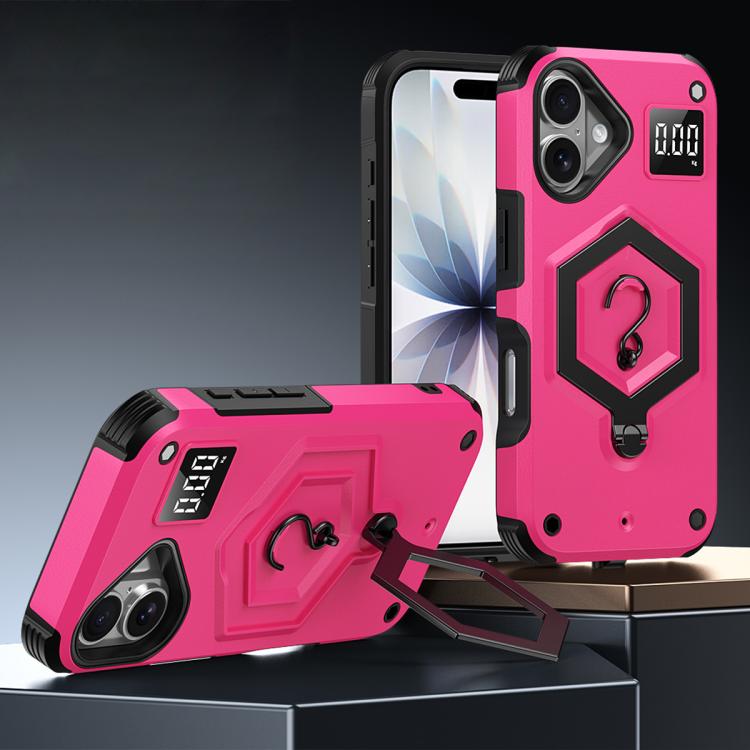 六角盔甲磁吸支架稱重手機殼，適用於 iPhone 16、iPhone 15 Pro Max、iPhone 15 Pro、iPhone 15 Plus、iPhone 15、iPhone 14 Plus