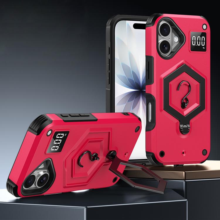 六角盔甲磁吸支架稱重手機殼，適用於 iPhone 16、iPhone 15 Pro Max、iPhone 15 Pro、iPhone 15 Plus、iPhone 15、iPhone 14 Plus