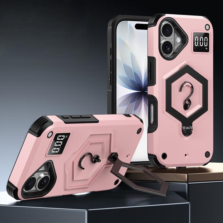 六角盔甲磁吸支架稱重手機殼，適用於 iPhone 16、iPhone 15 Pro Max、iPhone 15 Pro、iPhone 15 Plus、iPhone 15、iPhone 14 Plus