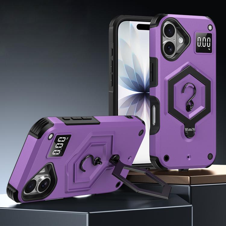 六角盔甲磁吸支架稱重手機殼，適用於 iPhone 16、iPhone 15 Pro Max、iPhone 15 Pro、iPhone 15 Plus、iPhone 15、iPhone 14 Plus