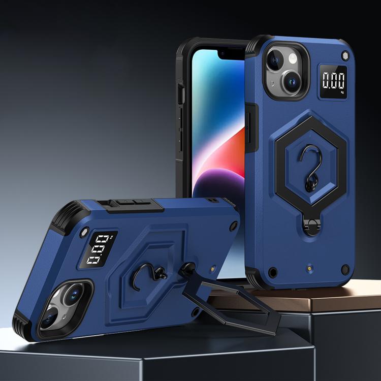六角裝甲磁吸支架秤重手機殼，適用於 iPhone 14 / 13，iPhone 14 Pro，iPhone 14 Pro Max，iPhone 13 Pro Max，iPhone 13 Pro，iPhone 12 Pro Max