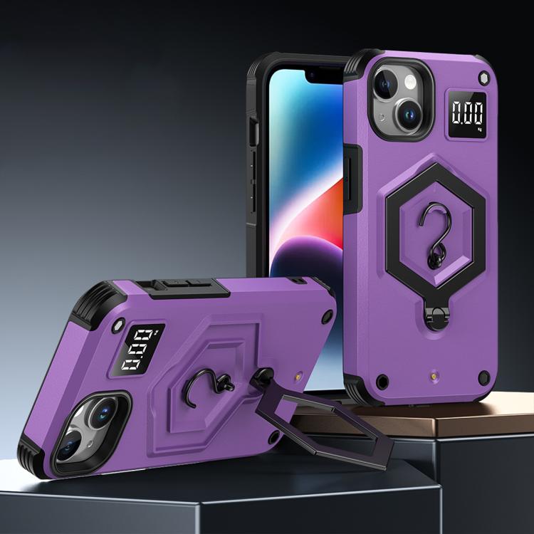 六角裝甲磁吸支架秤重手機殼，適用於 iPhone 14 / 13，iPhone 14 Pro，iPhone 14 Pro Max，iPhone 13 Pro Max，iPhone 13 Pro，iPhone 12 Pro Max