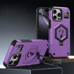 六角裝甲磁吸支架秤重手機殼，適用於 iPhone 14 / 13，iPhone 14 Pro，iPhone 14 Pro Max，iPhone 13 Pro Max，iPhone 13 Pro，iPhone 12 Pro Max
