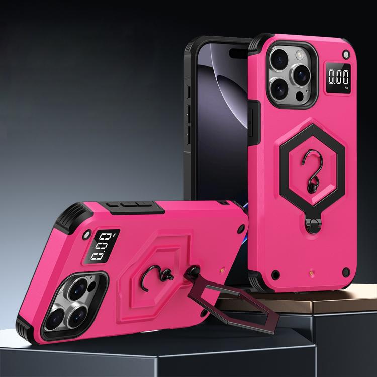 六角裝甲磁吸支架秤重手機殼，適用於 iPhone 14 / 13，iPhone 14 Pro，iPhone 14 Pro Max，iPhone 13 Pro Max，iPhone 13 Pro，iPhone 12 Pro Max
