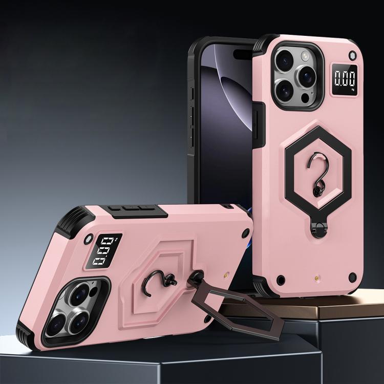 六角裝甲磁吸支架秤重手機殼，適用於 iPhone 14 / 13，iPhone 14 Pro，iPhone 14 Pro Max，iPhone 13 Pro Max，iPhone 13 Pro，iPhone 12 Pro Max