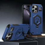 六角裝甲磁吸支架秤重手機殼，適用於 iPhone 14 / 13，iPhone 14 Pro，iPhone 14 Pro Max，iPhone 13 Pro Max，iPhone 13 Pro，iPhone 12 Pro Max