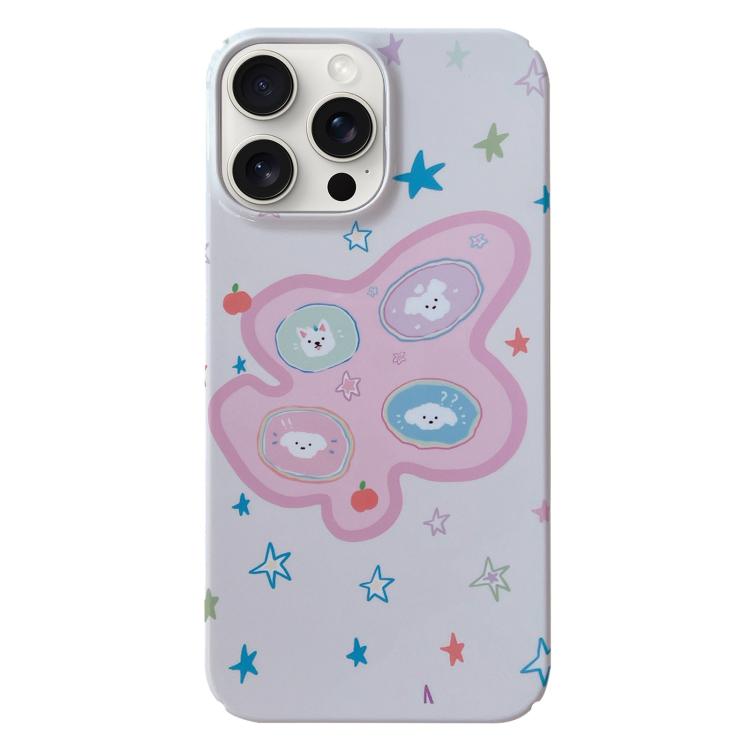 彩繪圖案 PC 手機殼，適用於 iPhone 17 Pro Max