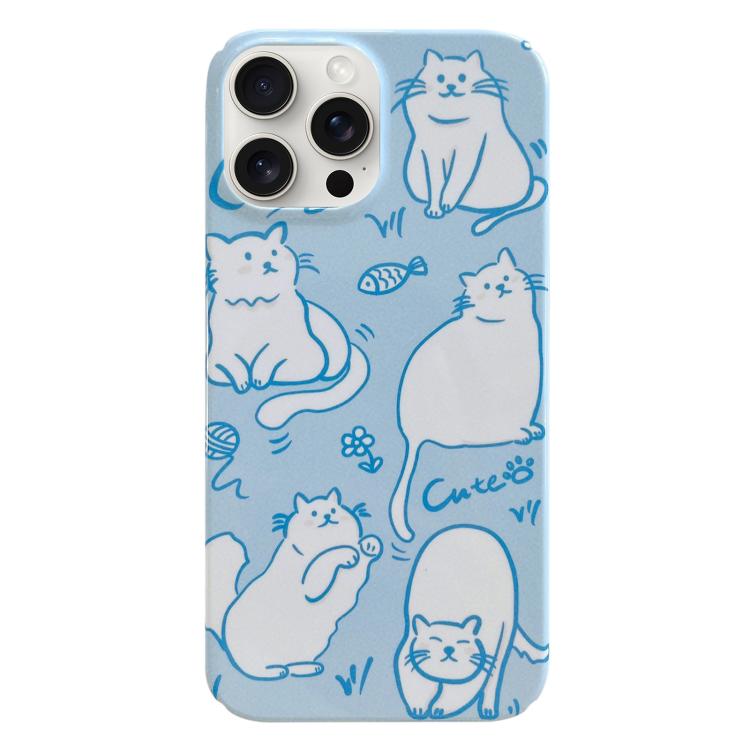 彩繪圖案 PC 手機殼，適用於 iPhone 17 Pro Max