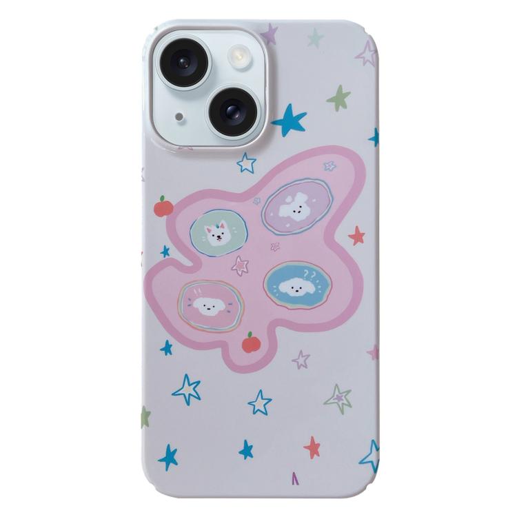 彩繪圖案 PC 手機殼，適用於 iPhone 17