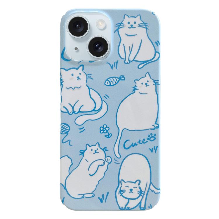 彩繪圖案 PC 手機殼，適用於 iPhone 17