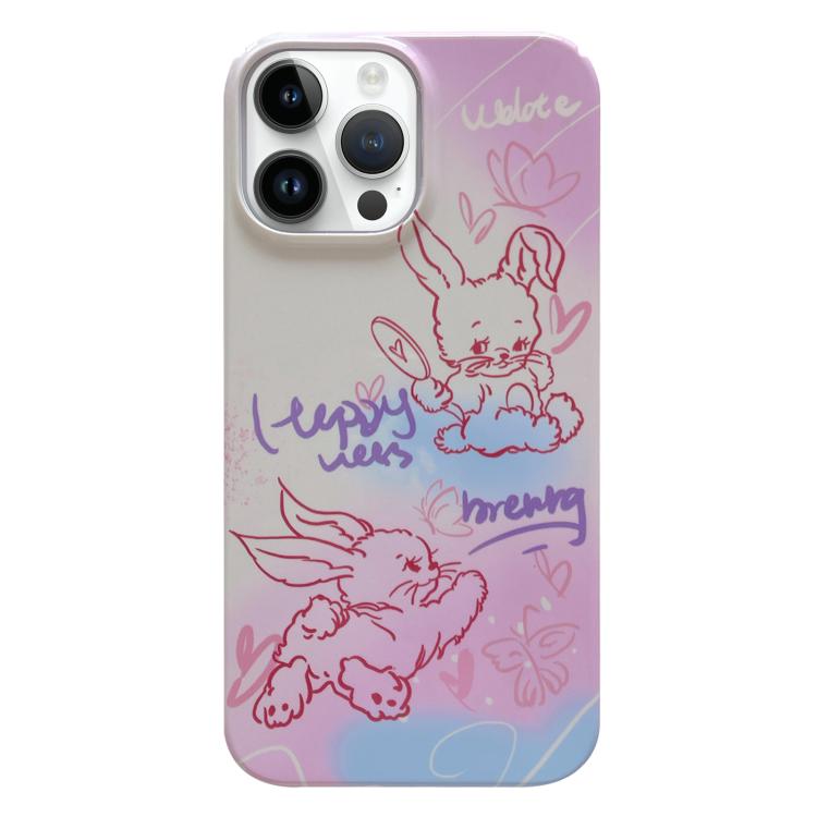 Painted Pattern PC Phone Case, For iPhone 16 Pro Max