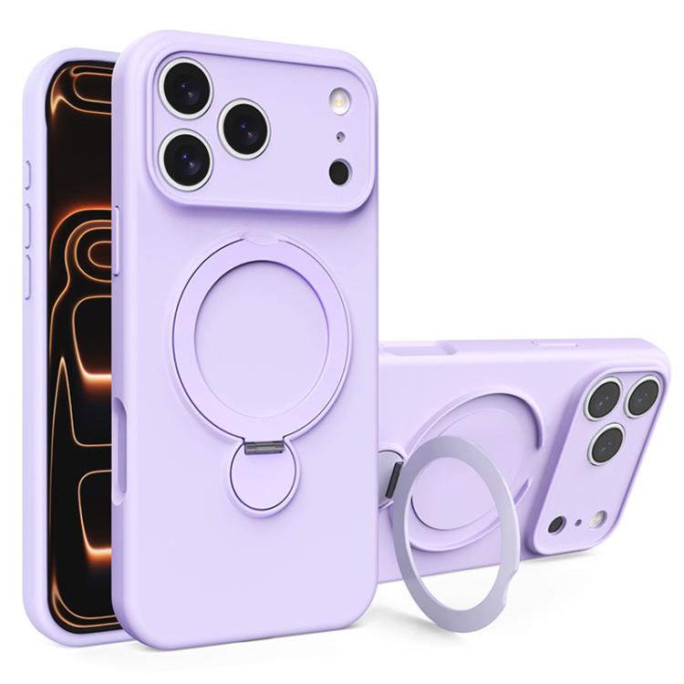 液態矽膠 MagSafe 支架手機殼，適用於 iPhone 17 Pro Max、iPhone 17 Pro、iPhone 17、iPhone Air