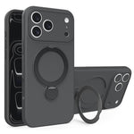 液態矽膠 MagSafe 支架手機殼，適用於 iPhone 17 Pro Max、iPhone 17 Pro、iPhone 17、iPhone Air