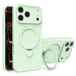 液態矽膠 MagSafe 支架手機殼，適用於 iPhone 17 Pro Max、iPhone 17 Pro、iPhone 17、iPhone Air