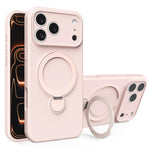 液態矽膠 MagSafe 支架手機殼，適用於 iPhone 17 Pro Max、iPhone 17 Pro、iPhone 17、iPhone Air