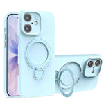 液態矽膠 MagSafe 支架手機殼，適用於 iPhone 17 Pro Max、iPhone 17 Pro、iPhone 17、iPhone Air