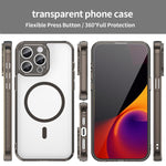 PC混合TPU氣囊防震MagSafe手機殼，適用於 iPhone 15